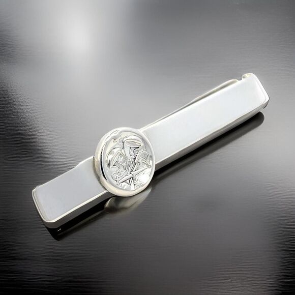 Georg Jensen Estate Money Clip Tie Clip Silver GJ32 - Picture 4 of 16